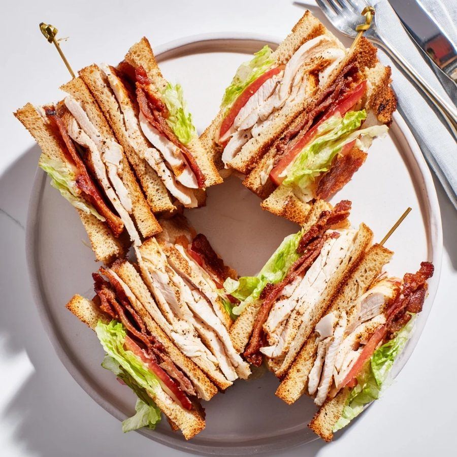 Chicken Club Triple Decker Sandwich