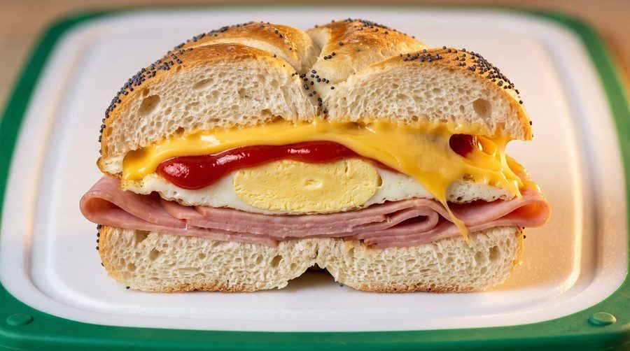 Ham, Egg and Cheese