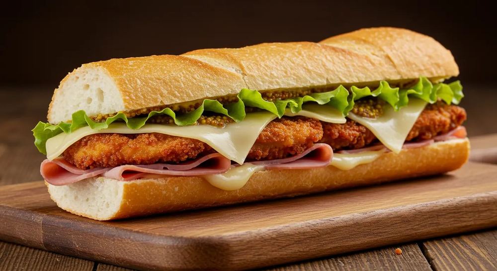 Chicken Cordon Bleu Sandwich