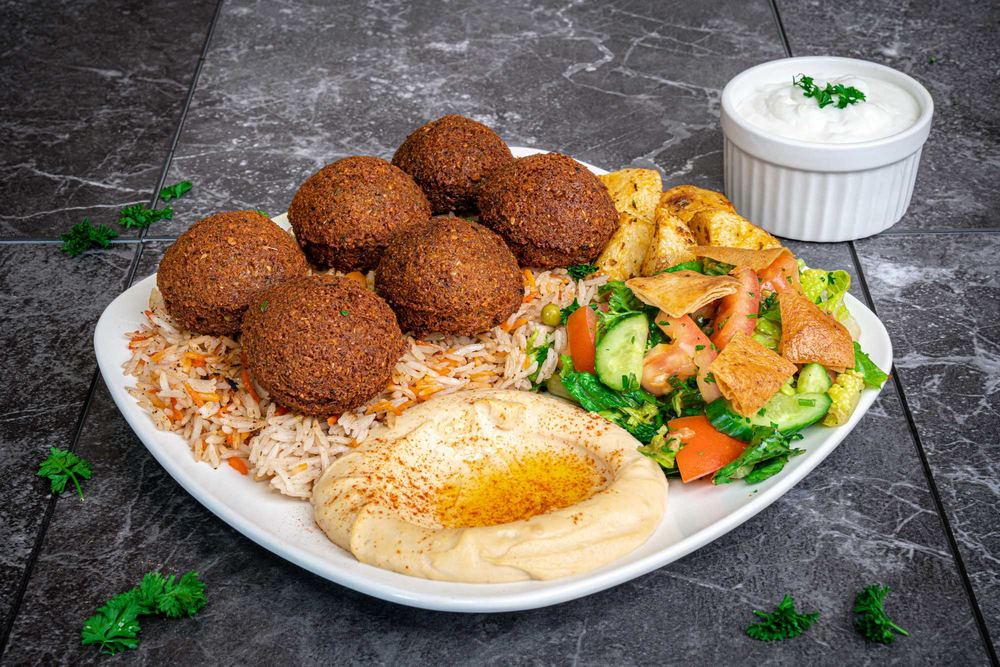Falafel Over Rice